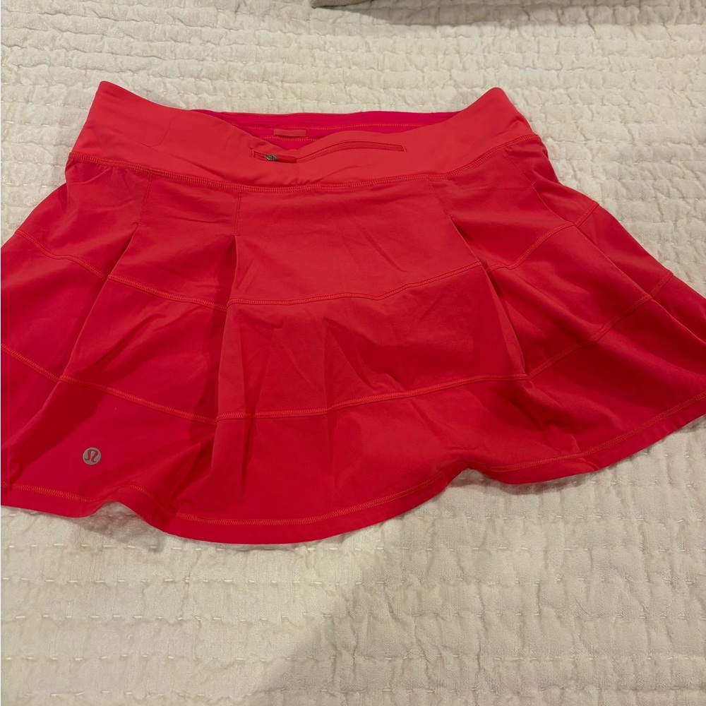 LULULEMON pace rival skort, hot pink, size 8